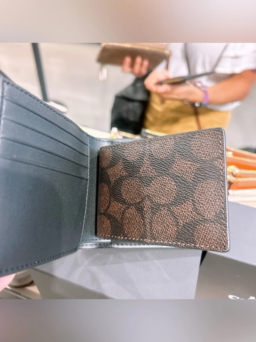 Coach bifold wallet
